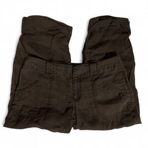 Old Navy Women’s Brown Linen Capri Pants